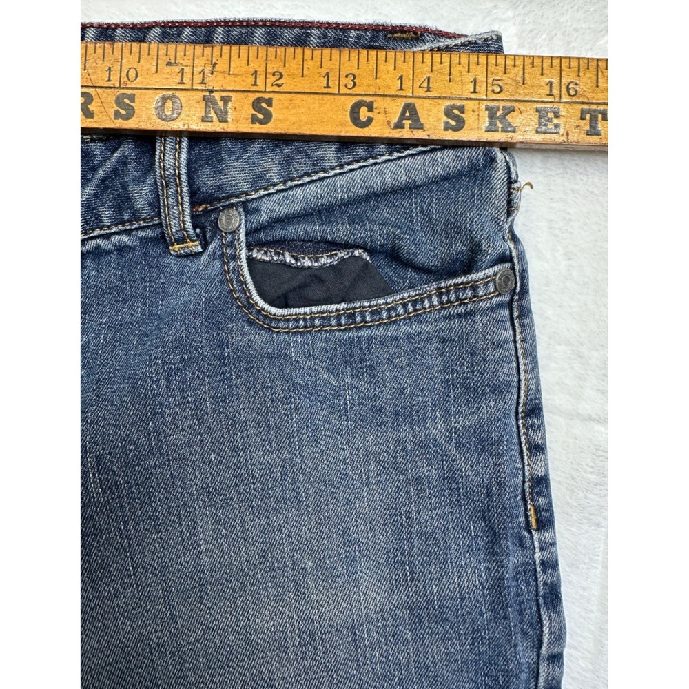 Talbots Heritage Jeans Women 10P Blue Straight Leg Petite Medium Wash Stretch - Picture 8 of 10